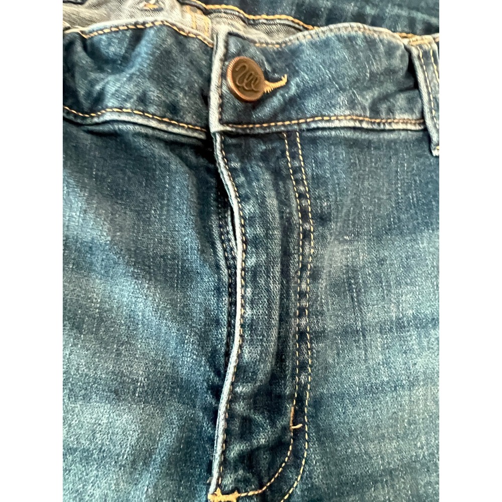 Wrangler Boot Cut Jeans Womens 17X34 Blue Excellent Stretch 1009MWZPV Denim - Picture 2 of 7